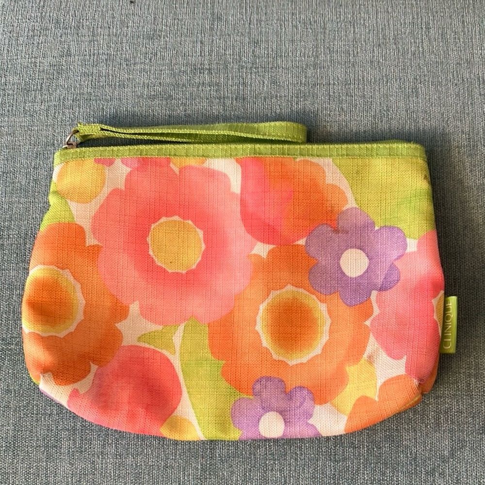 Gently Used Clinique Cosmetic Bag
